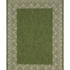 Area Rugs & Runners * | Unique Loom Floral Border Machine-Made Indoor/Outdoor Rug Home Area Rugs & Runners