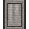 Area Rugs & Runners * | Unique Loom Multi Border Machine-Made Indoor/Outdoor Rug Home Area Rugs & Runners