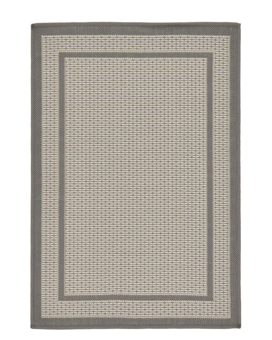 Area Rugs & Runners * | Unique Loom Border Indoor/Outdoor Rug Home Area Rugs & Runners