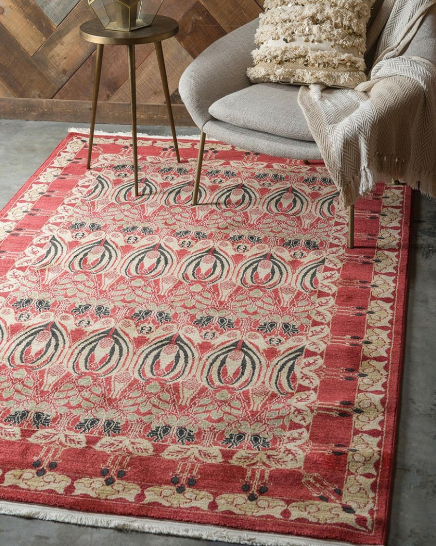 Area Rugs & Runners * | Unique Loom Carnation Machine-Made Rug Home Area Rugs & Runners