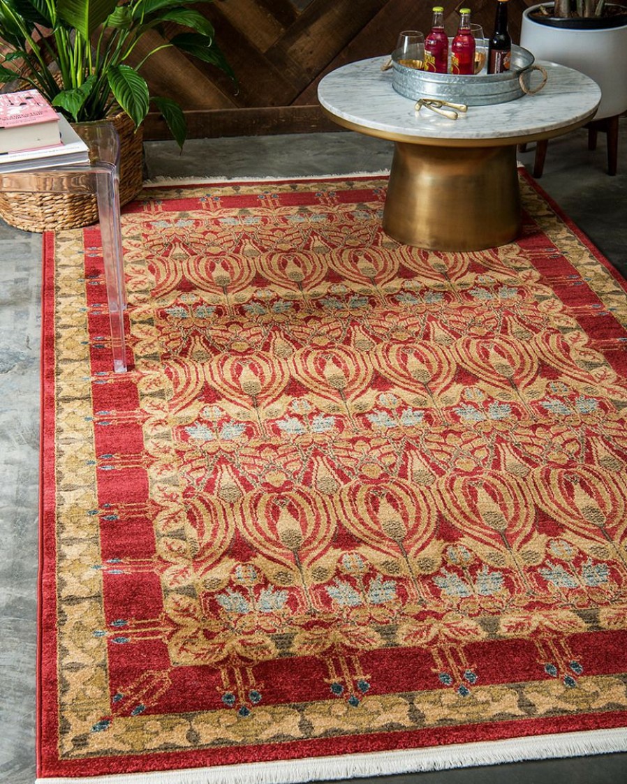 Area Rugs & Runners * | Unique Loom Carnation Rug Home Area Rugs & Runners