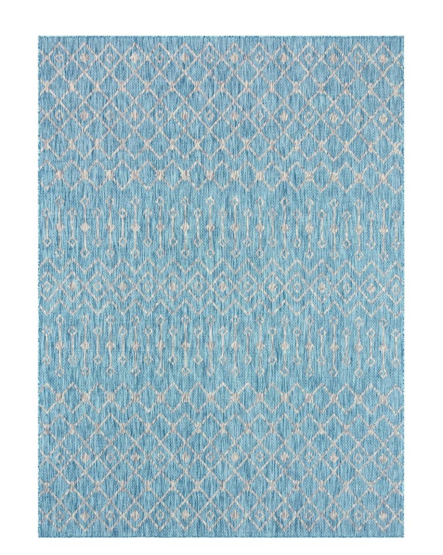 Area Rugs & Runners * | Unique Loom Tribal Trellis Machine-Made Indoor/Outdoor Rug Home Area Rugs & Runners