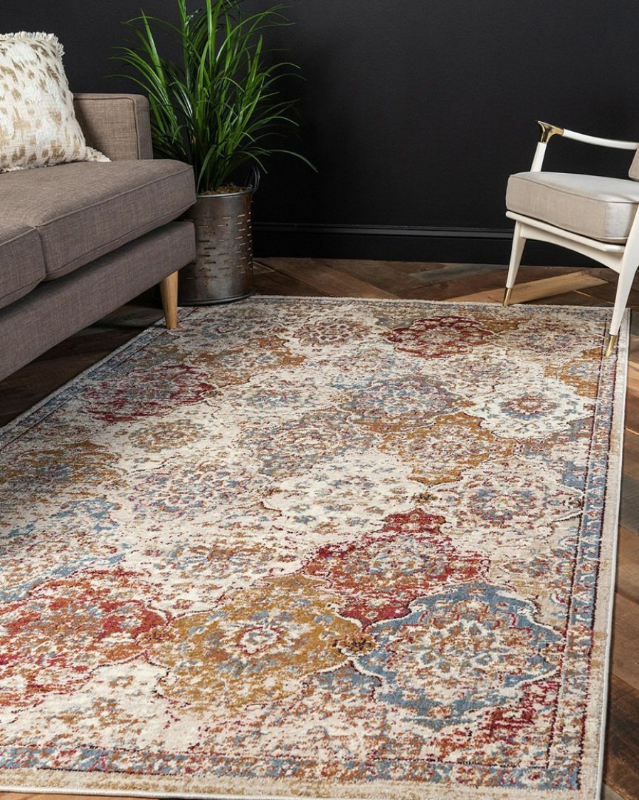 Area Rugs & Runners * | Unique Loom Verona Machine-Made Rug Home Area Rugs & Runners