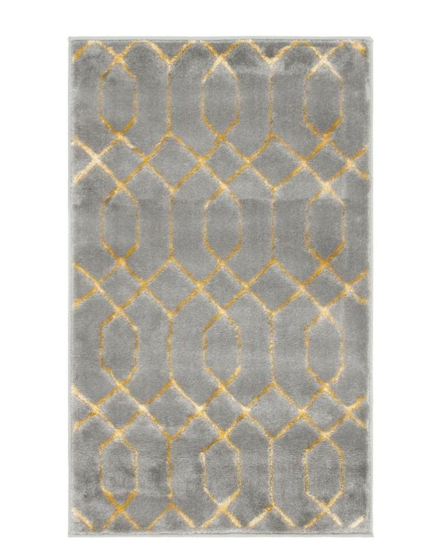 Area Rugs & Runners * | Unique Loom Marilyn Monroe Trellis Glam Machine-Made Rug Home Area Rugs & Runners