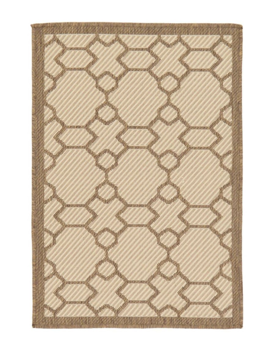 Area Rugs & Runners * | Unique Loom Geometric Machine-Made Indoor/Outdoor Rug Home Area Rugs & Runners