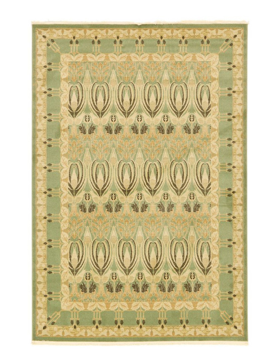 Area Rugs & Runners * | Unique Loom Carnation Machine-Made Rug Home Area Rugs & Runners